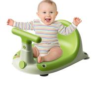 Baby Bath Seat, Nonslip Motorcycle Shaped Toddler Stool, Stable, Comfortable Bathroom Shower Chair for Babies, Secure Design for Easy Bath Time Fun and Safety, 14.57x10.71 Inches
