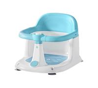 Baby Bath Seat, Portable Non-Slip Bath Seat for Babies, 360° Rotatable Quick Drainage Bath Seat for from 6 Months, Ideal for Bathroom, Home, Camping and Travel