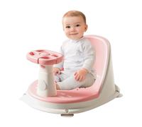 Baby Bath Seat - Stable Baby Bath Seat, Portable And Comfortable Bath Stability For Girls At Home Traveling To The Beach Pool Or Bathroom