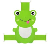 Baby Bath Seat Support Net, Quick Drying, Adjustable, Comfortable, Non-Slip, Infant Bathtub Sling Shower Mesh for a Tub, Soft Newborn Bath Mat (Green Frog)