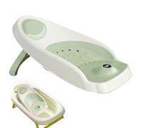 Baby Bath Seat Support - Quick Dry Comfortable Adjustable Bath Seat, Baby Bath Stand, Baby Bath Seat, Baby Bath Tub UniversalBath Bed Support, Non-Slip Mat with Drainage Holes and Temperature Sensor