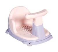 Baby Bath Seat, Tub Chair, Child Shower Support, Non-Slip Suction Base, Ergonomic Backrest Design, Built With Eco-Friendly PP Tpes Materials, 16.14x9.06x7.87in