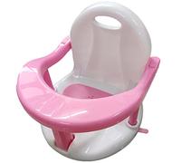Baby Bath Seat with Non-Slip Suction Cups, High Backrest and Armrests for Safe and Comfortable Bathing