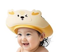 Baby Bath Shower Hat,Adjustable Shampooing Head Visor Cartoon Ear Protection Shower Hat | Kid Showering Supplies for Boys and Girls Hair Washing Protection