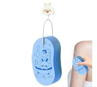 Baby Bath Sponge | Absorbent Shower Sponge with Rope for Children | Portable Washable Bath Sponge Cartoon Design for Child Baby