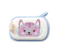 Baby Bath Sponge, Animal Print, Soft Shower Sponge Gentle Texture, Comfortable and Fun Shapes Kids Love, Perfect for Bath Time, Travel, Boys and Girls, 5.31x3.35x0.98 inches