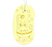 Baby Bath Sponge, Soft Absorbent Loofah with Rope, Bath Sponges for, Gentle Scrubber | Cartoon Shower Sponge for Baby Toddler Kids Boys Girls Home Bathroom Use
