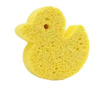 Baby Bath Sponge - Wood Pulpe Bath Sponge for Todlers | Soft Body Wash Scrubber | Bath Rub Cute Shower Sponge | Shower Brush | Body Scrubber Dead Skin Remover for Deep Cleansing