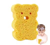 Baby Bath Sponges - Bath Sponge for Massage | Soft Bath Sponges Wooden Paste Sponge | Bath Sponge for Kids, Bath Scrub Shower Sponge Cute Brush
