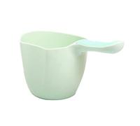 Baby Bath Spoon Water Scoop Cup with Handle for Infant Bathing | Plastic, Green Finish, Multi-purpose Use, Suitable for Toys and Watering Flowers