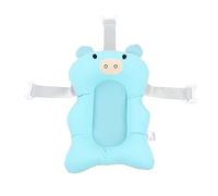 Baby Bath Support Cushion, Floating Baby Bath Pad Skid Proof Cotton for Taking a Shower for Newborn (Light Blue)