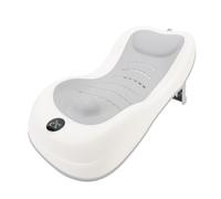 Baby Bath Support, Foldable Newborn Bathtub with Thermometer Infant Non Slip Base Quick Drying Bath Support Safety and Comfort Portable Sink Bathtub for Infants to Toddler (Gray)