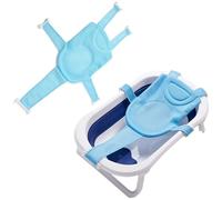 Baby Bath Support Net,Baby Bath Net,Babys Bath Seat Support,Infant Bathing Support Mat,Soft Touch Babys Bath Seats Net (Blue)