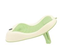 Baby Bath Support with Smart Temperature Sensing Technology, Portable and Anti Slip for Infant Newborn, Foldable Design for Space Saving Solution Support for Tub,Bathtubs (Green)