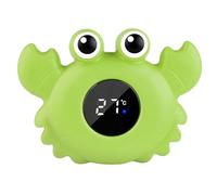 Baby Bath Temperature Gauge - Crab Shaped Water Thermometer, Safety LCD Display, Baths Room Temperature Monitor | Accurate Baby Baths Gauge for Kids Bathroom Water Safety Use