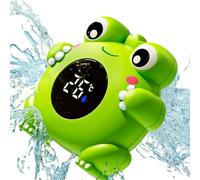 Baby Bath Temperature Monitor | Digital Shower Water Gauge | Floating LED Display Thermometer Toy For Accurate Temperature Reading, Safe And Cozy Baby Bath Time, Care Tool