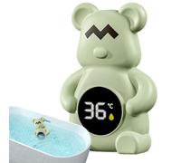Baby Bath Thermometer, Bear Temperature Monitor, Floating Sensor with Color Display, Waterproof Build, Ideal for Tub Spa Pool Indoor Outdoor, 5.51 x 3.94 x 1.97 inches, 1 Piece