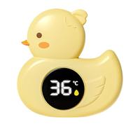 Baby Bath Thermometer - Cartoon Floating Temperature Gauge | Waterproof Bathtub Toy For, Duck & Crab Shape, Safe Kids Bath Monitor
