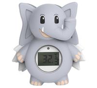 Baby Bath Thermometer Elephant Shape Digital Bath Thermometer with LED Display Waterproof Infant for Safe Cozy Temperatures