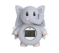 Baby Bath Thermometer, Elephant Shaped Baby Bath Digital Thermometer, Newborn Bath and Room Temperature Thermometers, Easy to Read, BPA free - Suitable for Babies & Toddlers (Gray)