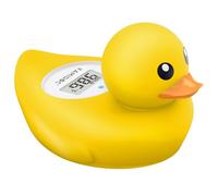 Baby Bath Thermometer Famidoc FDTH-V0-22 Water Temperature Test Floating on Water and Room Digital Bath tub Thermometers Duck Bath Thermometer Baby Safety New Upgraded