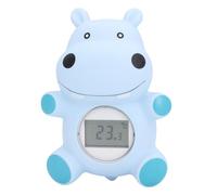 Baby Bath Thermometer, Floating Temperature Monitor with Light Alerts for Newborn Bath Blue ABS 8 x 11 cm 1 Pack