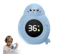 Baby Bath Thermometer for Infants,Cute seal Digital Infant BathtubThermometer,Digital Floating Water Thermometer with LED Display,Waterproof,for Infant Bathtub Safety,NewbornBath Essentials Gift