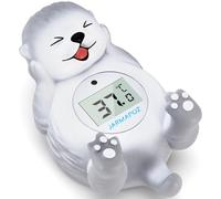 Baby Bath Thermometer - Safe and Accurate Water Thermometer for Babies - Fast Readings in Fahrenheit and Celsius - Waterproof Floating Design for Infant Bathing