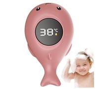 Baby Bath Thermometer, Waterproof Digital Water Thermometer with LED Touch Screen, 0-90°C Temp Baby Essentials, Cute Whale Bath Toys 4.7x2 Inch Style 1.