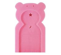 Baby Bath Time Sponge Support Pink or BlueTeddy Safety Aid Bathing Mat 2 Colours : Pink Or Blue (Pink)