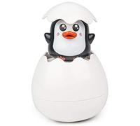Baby bath toy,Eggshell Baby Bathroom Floating Sprinkler Toy, Sprinkler Toy Floating Bathtub Shower Toy, Baby Shower Bathing Toy, Shower Water Toys for 3 4 5 6 Year Olds Boys Girls (Penguin)