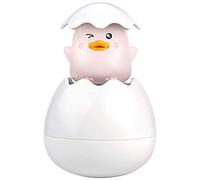 Baby bath toy,Eggshell Baby Bathroom Floating Sprinkler Toy, Sprinkler Toy Floating Bathtub Shower Toy, Baby Shower Bathing Toy, Shower Water Toys for 3 4 5 6 Year Olds Boys Girls (Duck)