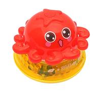 Baby Bath Toy Electric Water-jet Rotating Glowing Little Octopus-shape Toy Baby Shower Fountain Toy