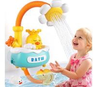 Baby Bath Toy with Shower Head, Bathtub Toys with 3 Spray Modes, Spin N Sprinkle Set-Battery Operated for Baby to Play With in the Bath