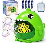 Baby Bath Toys, Dinosaur Automatic Bubble Maker for Toddler, Dinosaur Bath Toys, Baby Bath Bubble Machine for 1- 4 year old, Water Game toy, Fun Shower Toy, for Kids Boys Girls-K