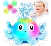 Baby Bath Toys, Octopus Spray Water Light Up Bath Toys, Automatic Induction
