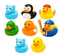 Baby Bath Toys (Pack of 8) Floating Bath Toys for Toddlers 6-12 Months, 1 2 3 4 Year Old Boys & Girls Infant Bathtub Toys Pool Toys (Characters may vary in shape)