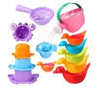 Baby Bath Toys | Wind Up Paddling Pool Toyss | Fidget Floating Soft No Hole Mould Free Toddler Games Sensory Accessories for Kids Outdoor Swimming Pools Shower Bathroom