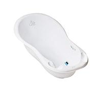 Baby Bath TUB with Thermometer Infant WASHTIME Toddler Kids Bathing Large 102CM (Bunny White)