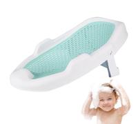 Baby Bather Breathable Baby Lounger 0-24 Months with Drain Hole Infant Bathtub Daily Portable Bather Slip-Resistant Collapsible Bathtub Tubs for Newborns Green