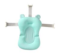 Baby Bathtub Mat Pad,Baby Bath Cushion Foldable Non-Slip Baby Bath Pillow Infant Floating Bath Seat for Toddler Infant 0-24 Month Support Bath Suspension Mats Bath Mats, Newborn Bath Cushion Green