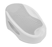 Baby Bathtub, Slipless Bath Tub Safe Comfortable, Soft Silicone Lying Support Bracket Bath Tub for 0-6 Months, Baby Bath Support Easy to Store for Newborn Infant (Light