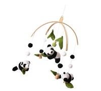 Baby Bed Panda Haning Supplies Rattle Decoration Interactive Toy Infant Baby Visual Sensory Stimulation