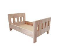 Baby Bed Photos Taking Background Wood Bed Props Retro Studio Decorative Small Bed for Newborns Photography