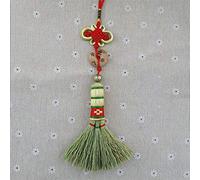 Baby Bed, Small Broom, Pendant, Baby Hanging, Stroller, Handmade, Weaving(Colour:Safety Button)
