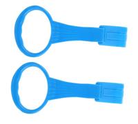 Baby Bed Stand up Rings 1 Pair Portable Pp Crib Pull Rings | Blue, Smooth Rounded Edges, Lightweight Design, Infant Walking Exercise Helper