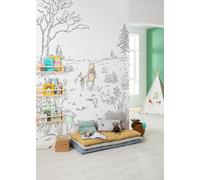 Baby bedroom Wallpaper Mural 78x110 inch large size Disney Winnie the Pooh Walk
