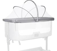 Baby Beside Crib Co-Sleeper Mosquito Net Cover for Travel Cot Bassinet Bedside Sleeper, Insect Cat Net Zipper Mosquito Net for Baby Crib Co-Sleeping Bed(Bassinet Cover-White)