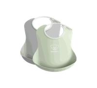 BabyBjorn Baby Bib Pack Of 2 - Powder Green