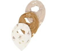 Baby bib bandana Fabelab Elephant On The Air (x3) Marron TU